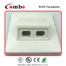 China suppliers 1/2/4 Port Australia wall plate cat 6 rj45 surface mount box